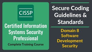 CISSP Secure Coding Guidelines & Standards - Domain 8 Software Development Security | Urdu | Hindi |