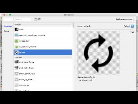 68   Advanced App Widget display data from RSS feed   Learn Android Application Development