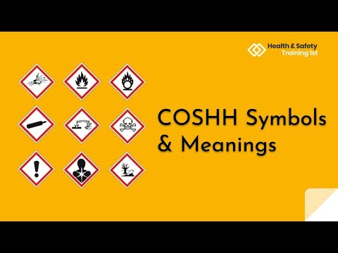 COSHH Symbols & Meanings | In 3 Minutes