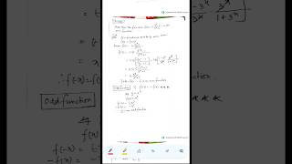 Even and odd function #math to know more visit this channel