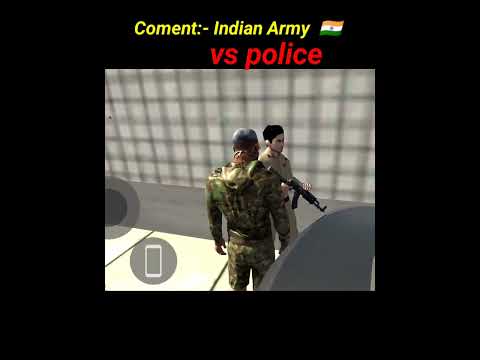 Indian bike driving 3d || Indian Army vs police #shorts