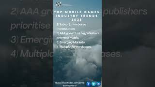Top mobile games industry trends 2023 #games #youtubeshorts #shorts #trending #trendingshorts