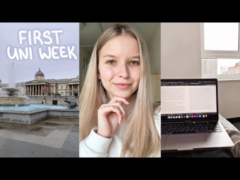 first week of uni in london | international student