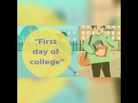 how to write a well-maintained essay on the topic "my first day at college"...#myfirstdayatcollege