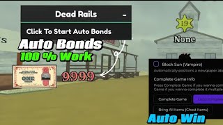 FREE DEADRAILS SCRIPT AUTO BOND AUTO KILL ESP AUTO FARM WORKING 2025 (KEYLESS,SCRIPT IN DESCRIPTION)