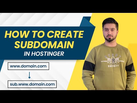How to Create Subdomain | How to Create SubDomain in Hostinger | Create Sud-Domain in Free