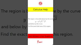 [ University Calculus / AP exam /IB exam ] Calculating  Area  with  Integration  and  Substitution