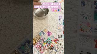 Come make spring bracelets with us! 🌸🌸🧵🧵#bracelets #springvibes #fyp