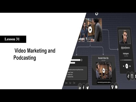 Video Marketing and Podcasting