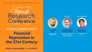 2025 Mundell-Fleming Lecture on “Financial Repression in the 21st Century”