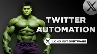 Twitter Automation Tool 2025 - Auto Post, Retweet, DM & Grow on X