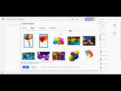Add Multiple Images with Google Sites