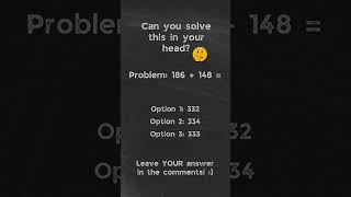 Mind-Bending Math: Can You Solve This in Your Head?