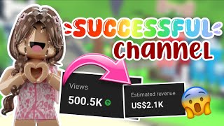 how to be a POPULAR ROBLOX YOUTUBER!  *the BEST TIPS* 😱✨