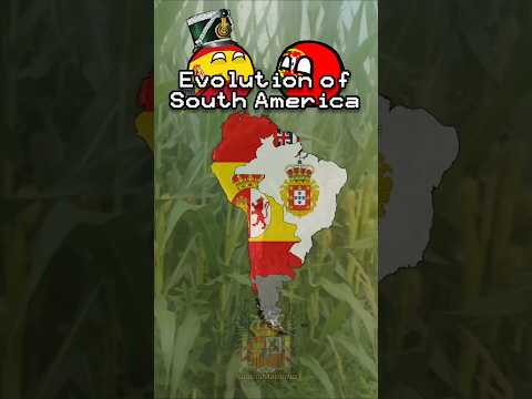 Evolution of South America. #southamerica #evolution #geography #history #maps #country #mapping