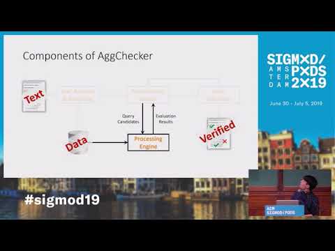 SIGMOD'19: AggChecker