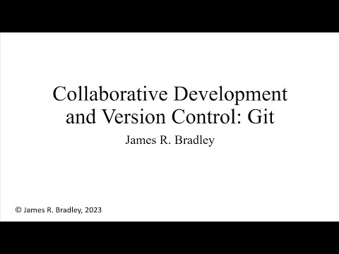 Introduction to Collaborative Development with GitHub