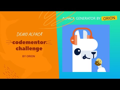 DEMO Alpaca image generator React Ant Design Typescript
