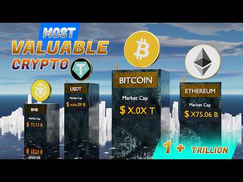Top 50 Valuable Crypto in 2024 | 3d comparison