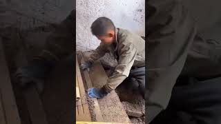 Stair step making process- Good tools and machinery make work easy