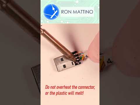 How to make a USB extender cable out of a UTP cable.