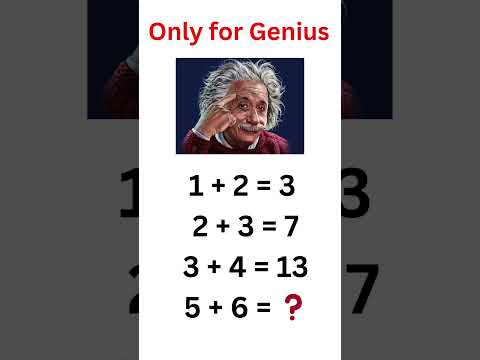 Solve this tricky Math puzzle if you are true GENIUS  #mathpuzzle