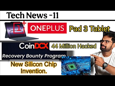 Tech News-11 in English | OnePlus Pad 3 Leaks, CoinDCX Hacked , HOPS 315  & More | Zero1byte