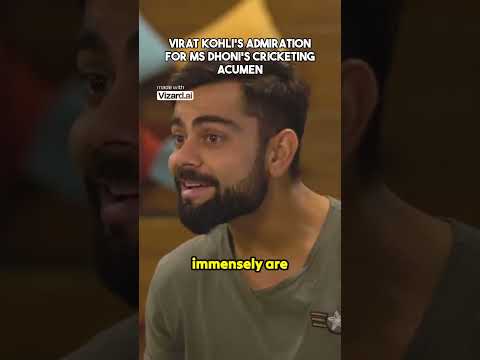 "Cricket Maestros: Virat Kohli's Admirable Acknowledgment of MS Dhoni's Cricketing Acumen 🏏🤩