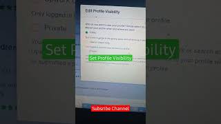 Set Profile Visibility on Upwork - Make money online on Upwork #upwork #makingmoneyonline #shorts