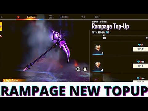 FREE FIRE⚡ RAMPAGE NEW TOPUP EVENT | FREE FIRE NEW EVENT🔥