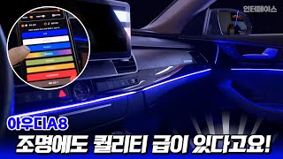 세계적인 조명회사도 못하는 아우디 A8, 무빙 엠비언트 미쳤다 !