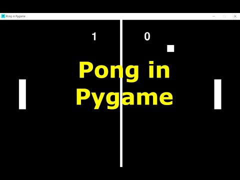 Pong in Pygame: Overview