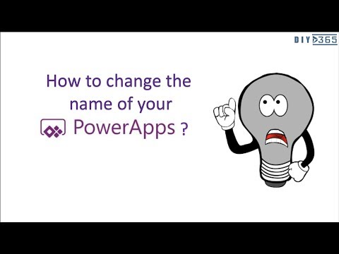 How to change the name of your PowerApps? (Renaming your app, Quick Tip)