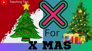 Alphabet X for Kids🎄#teachingtips #preschool #kindergarten #preschoolers #montessori #homeschooling