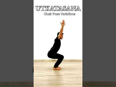 Chair Pose Variations #yoga #shorts