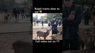 Ralph Barbosa Enjoys to eat like deer