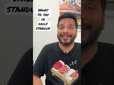 Daily Standup Meeting | Scrum | Concise Way To Share Update | #shorts