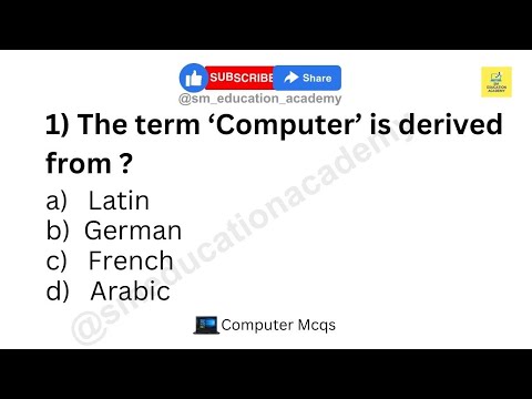 Computer MCQs Part 1 | Top Computer GK Questions for Exams