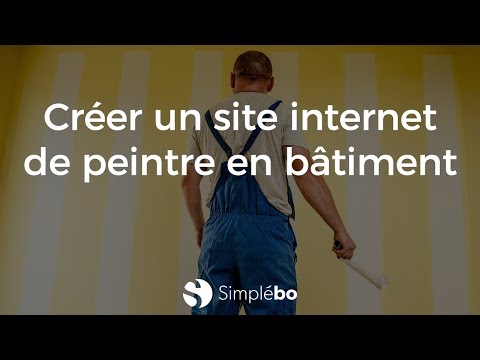 Créer un site internet de peintre avec Simplébo
