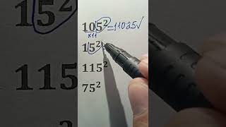 Genius Trick to Square Numbers Fast #maths #mathtrick #mathematica #mathematics #mathstricks