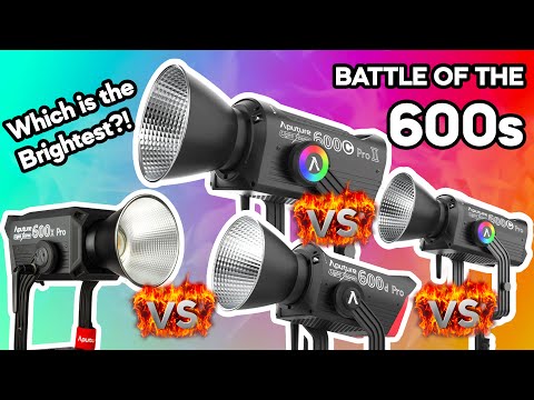 Which is the brightest Aputure 600? 600C Pro II vs Original 600C Pro vs 600X Pro vs 600D Pro