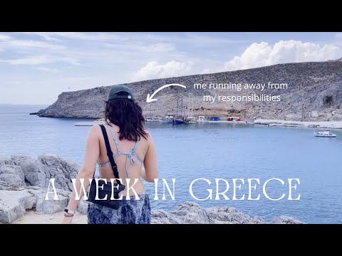 A week traveling in Greece *avoiding burnout*