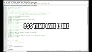 Enhance HTML5 Web Design using CSS File Template Part 4