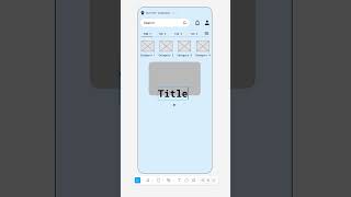Low Fidelity Wireframes in figma #figma #uidesign #shorts