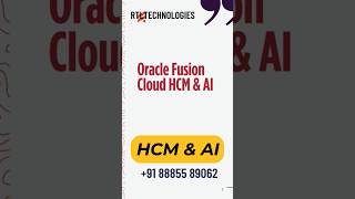 Oracle Fusion cloud HCM| Redwood| AI | Realtime training| Placement