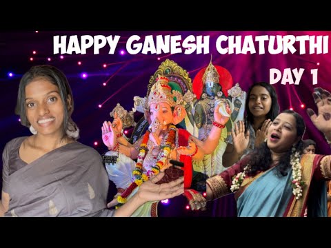 Happy Ganesh Chaturthi 😍 #ganeshchaturthi #tuluvlogs #maharashtra #tulu #festival #festivevibes 