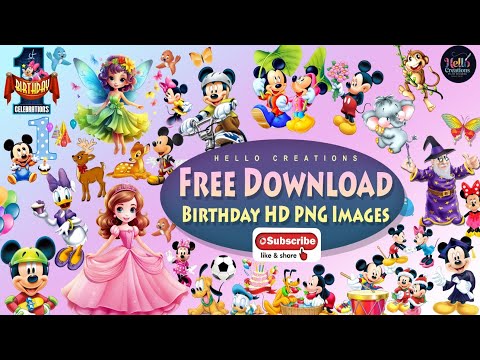 Free Birthday PNG Images
