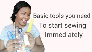 Essential sewing tools you need as a beginner #sewingprojects #learntosew