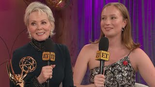 Hacks Stars Jean Smart and Hannah Einbinder REACT to Joint Emmy Wins (Exclusive)