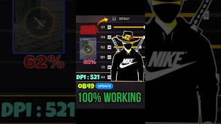 Free Fire Best Sensitivity Settings ⚙️ #shorts #trendingshorts